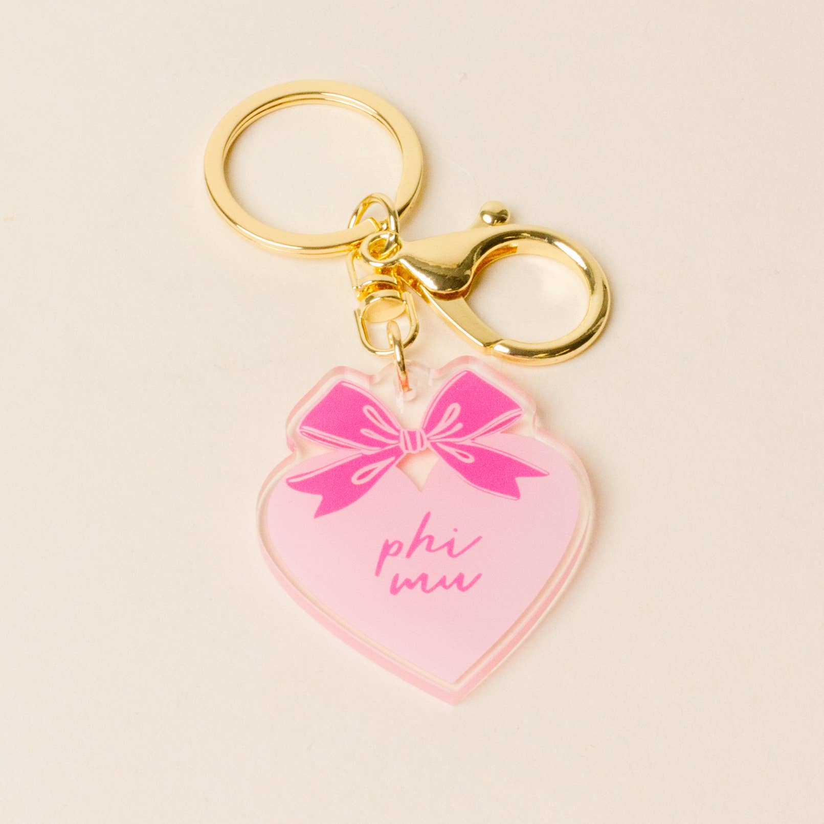 The Darling Effect - Wholesale Keychain - Women's - Sorority Sweetheart Bow Acrylic Keychain - 19 Chapters16