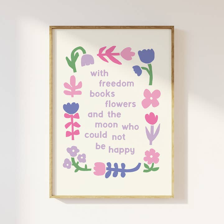 Læser Digt Udskrift for engroshandel hos April Lane Art