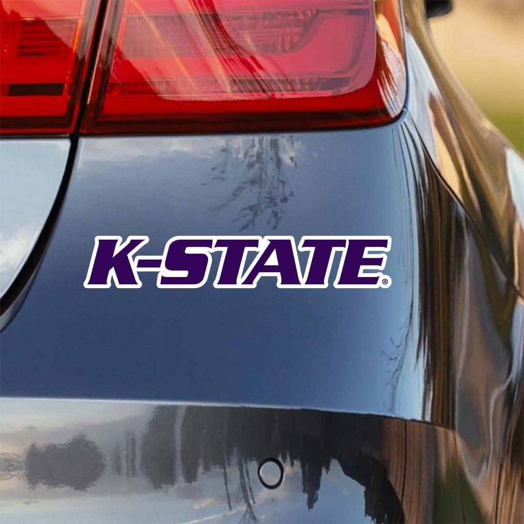 Nudge Printing - Wholesale Sticker - Kansas State University K-STATE Car Decal1