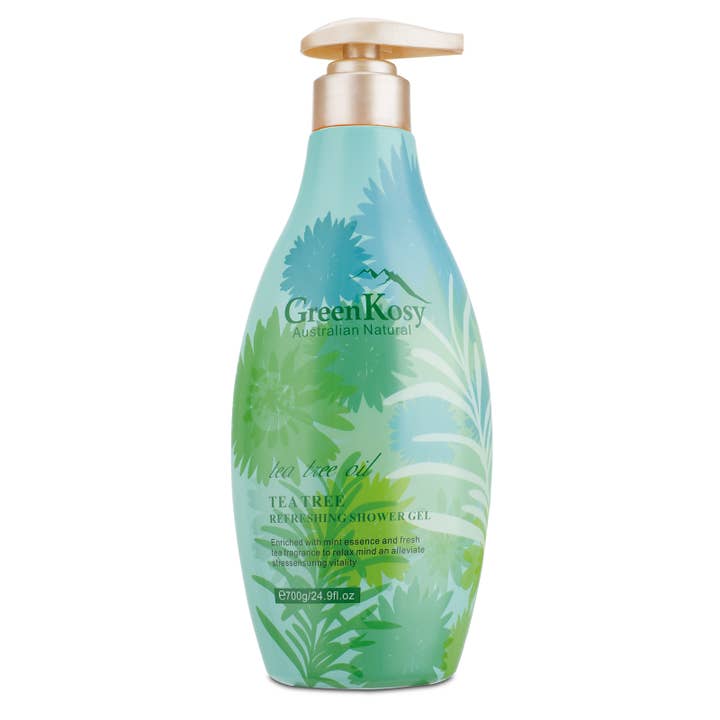 GreenKosy – wholesale Duschtvål – GreenKosy Tea Tree Uppfriskande Duschgel