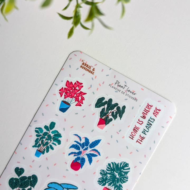 Avril & Novembre - Wholesale Sticker - Sticker Sheet - Plant Theme2