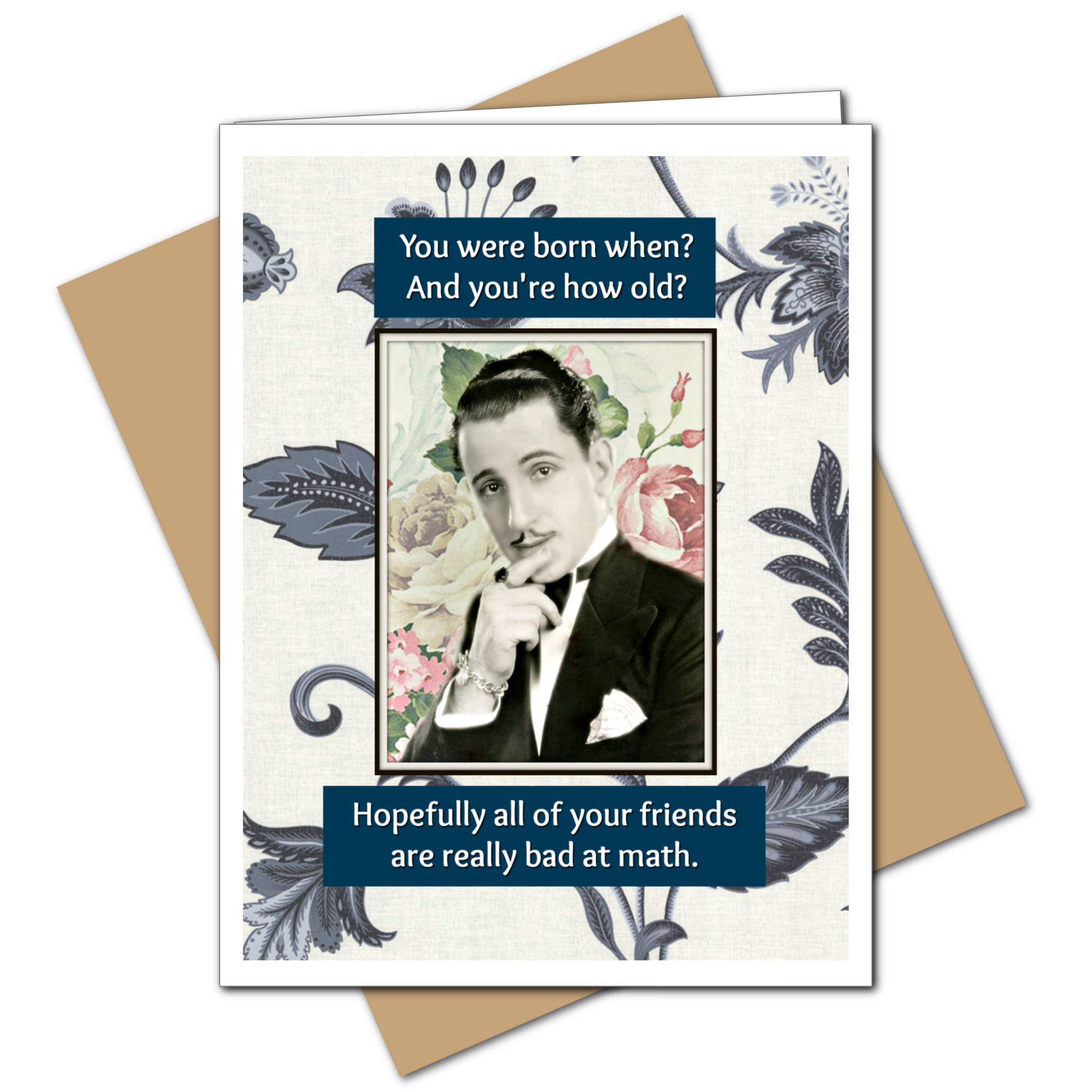 Ümlaut Brooklyn - Vendita all'ingrosso Biglietti di auguri - Biglietto di auguri di compleanno Bad At Math2