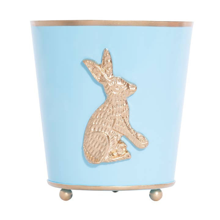 Pot de fleurs rond Regency Rabbit 6 pour la vente par Jaye's Studio
