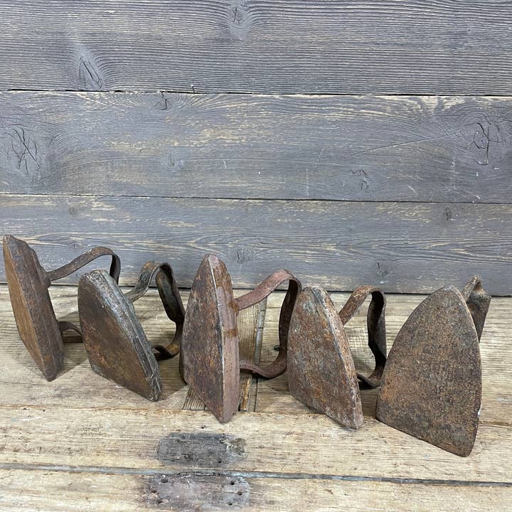 My Amigos Imports - Wholesale Decorative Tabletop Object - Antique Iron Press-Original-Vintage-Metal Iron-Plancha