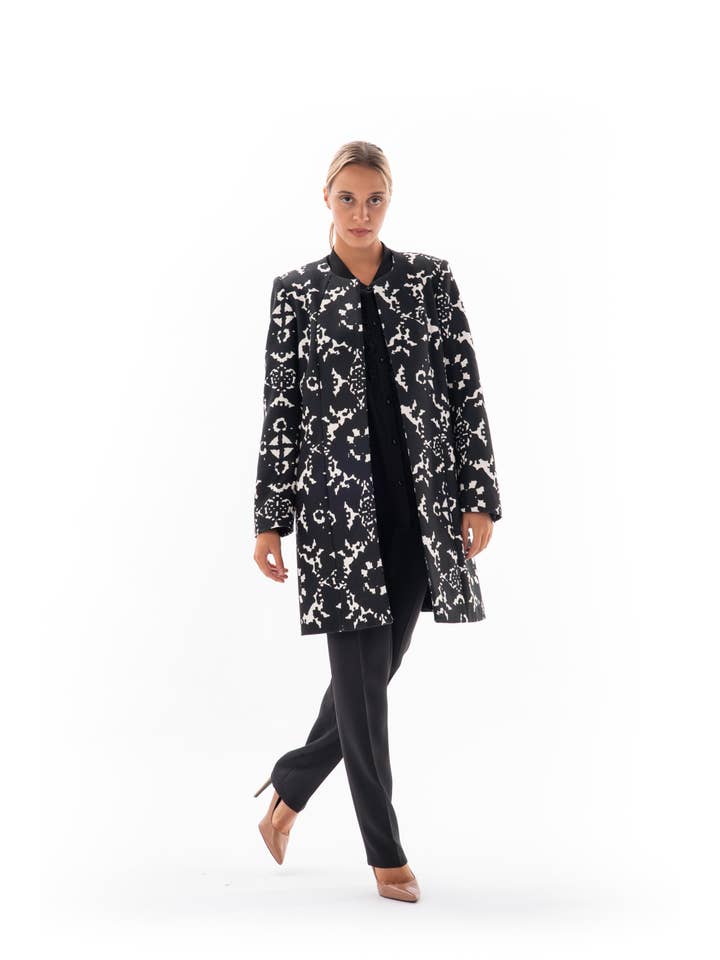 Noir Veste Longue Mato Noire en vente sur Faire1