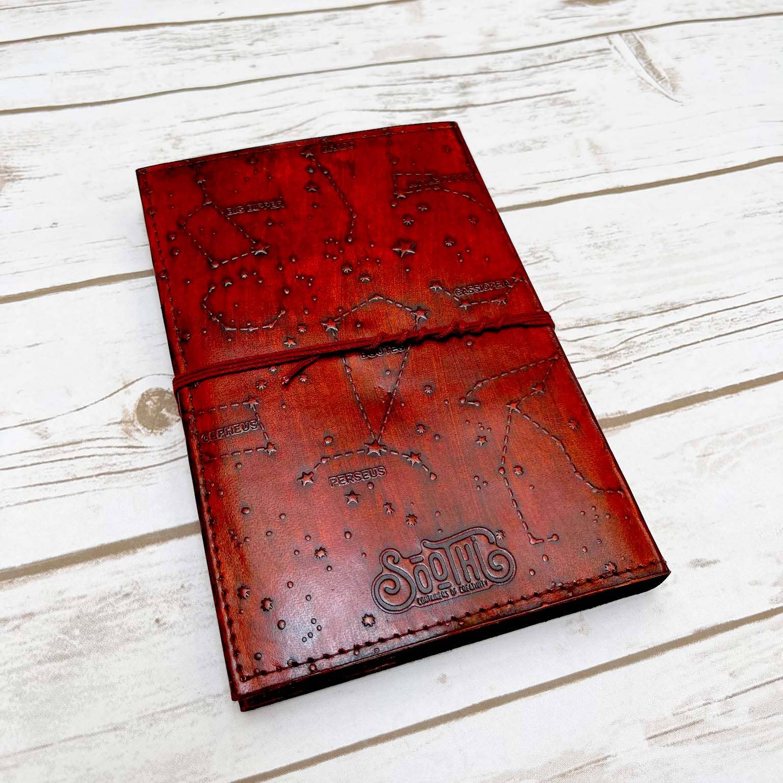Brown Earth Element Refillable Stone Leather Journal for wholesale on Faire1