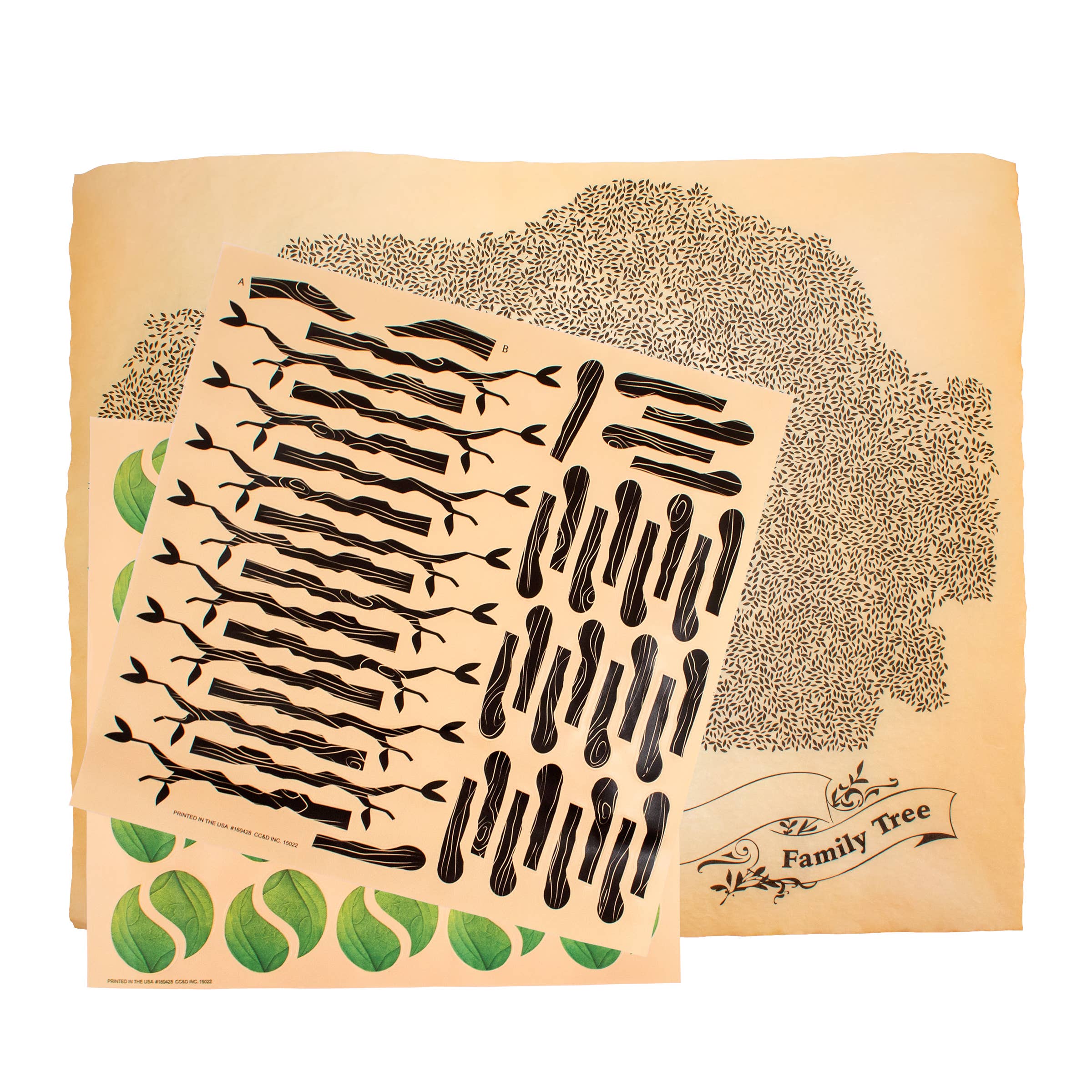 Channel Craft - Vente Kit de bricolage - Kit parchemin de l'arbre généalogique5