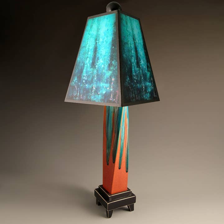 Macone Clay / Spooner Creek - Wholesale Accent/Desk Lamp - D - Blue Rain Lamp7