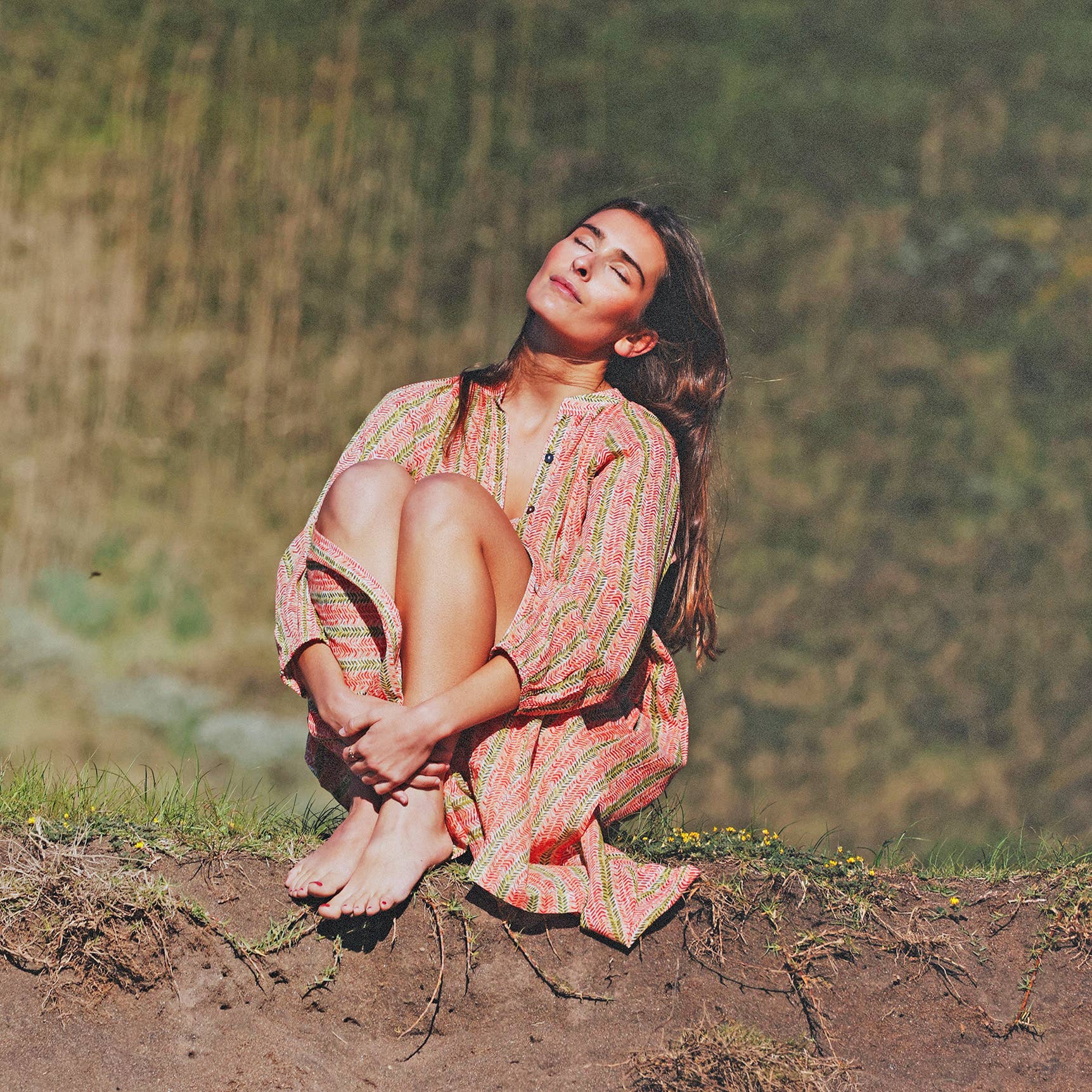 ABRACOLORS - Wholesale Dress - Women's - Herringbone puffed dress2