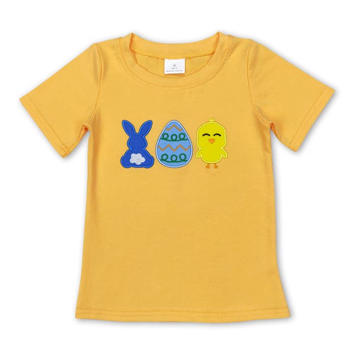 Chemise de Pâques pour enfants Bunny Egg Chicken Orange pour la vente par Yawoo Garments
