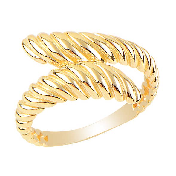 BOMB CROSS GOLD RING for wholesale by Sestra Jewelry