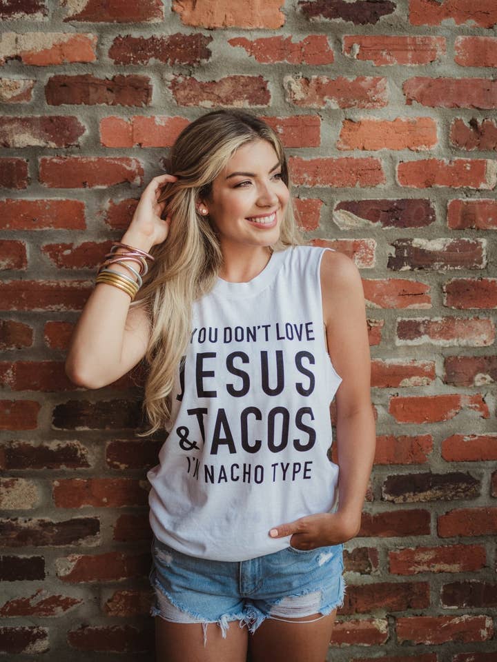 JÉSUS ET TACOS pour la vente par Bayou Blend Apparel