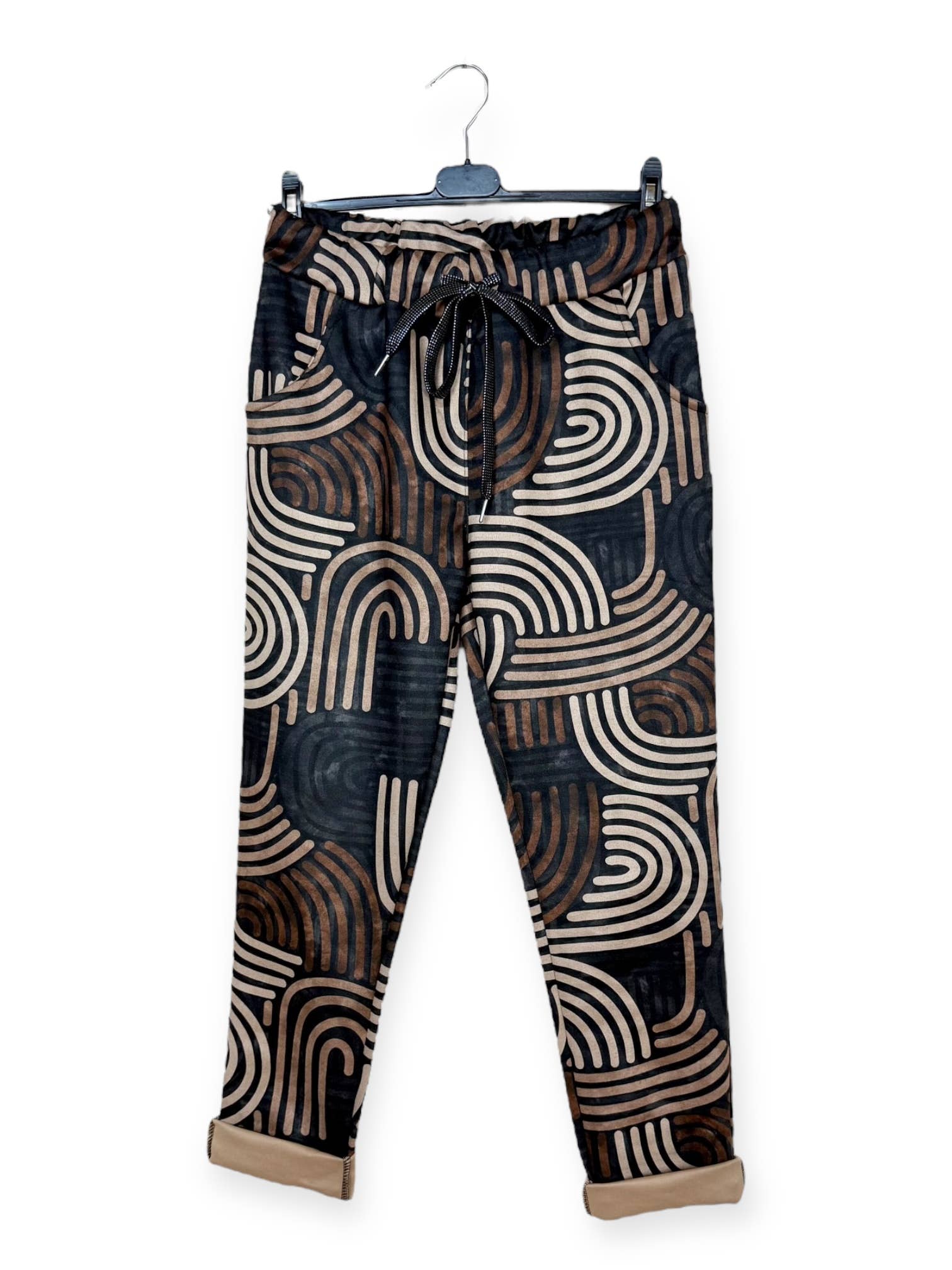 Lucky Nana - Vente Pantalon – femme - AH 3107 - Panta-jogg à Motifs4