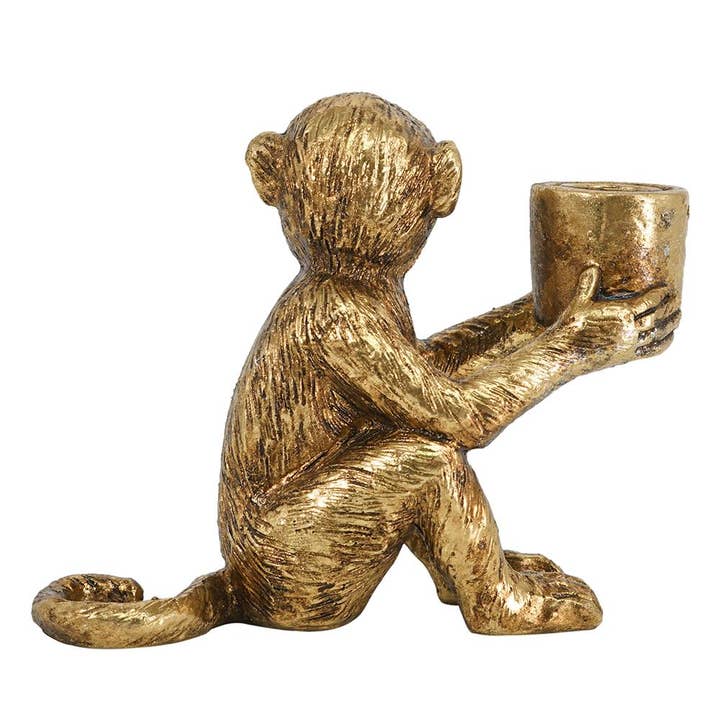 A&B Home Group Inc. - Wholesale Candle Holder - 6x3x5" Monkey Taper Holder 12EA/CTN2