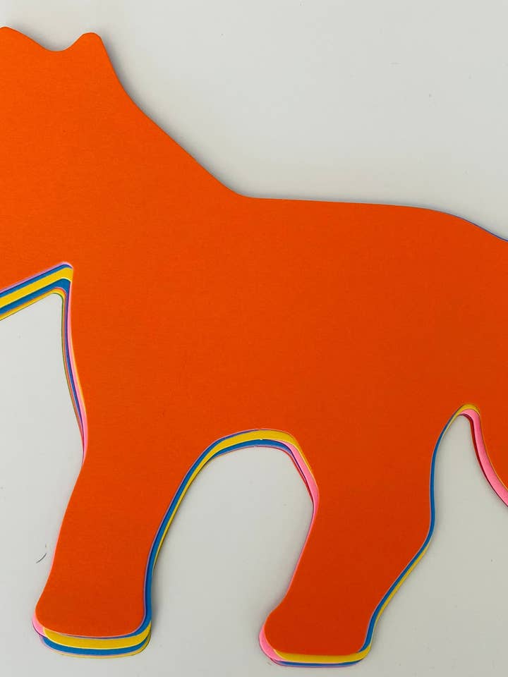 Pferd sortierte Farbe Super Cut-Outs - 8 „x 10" für den Großhandel von Creative Shapes Etc.