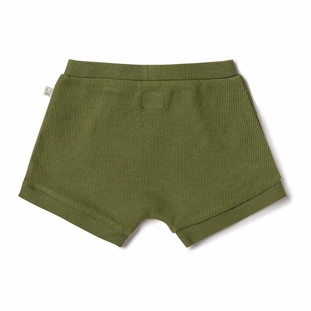 Snuggle Hunny – wholesale Shorts - Baby – Olive Organic Shorts2