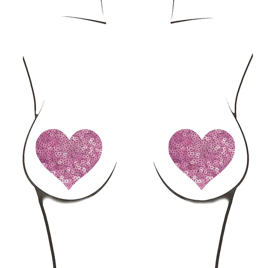 Niptees - Wholesale Nipple Pasties - Women's - Heart Nipple Cover Pasties5