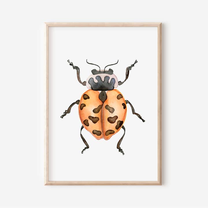 Lady Beetle Art Print | Pre-Order for wholesale by 9+C Designs