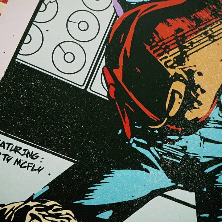 Left Of The Dial - Wholesale Poster - Back to The Future. Marty McFly. The Pinheads Limited