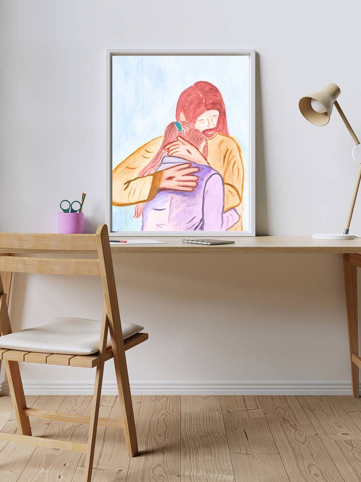 Comfort Me, Sempre Impressão em Aquarela por atacado de Zelie Crafts