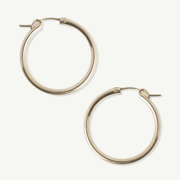 Dana Medium - Pendientes de Aro Rellenos de Oro de 14k para venta al por mayor de LucyKitty Jewelry