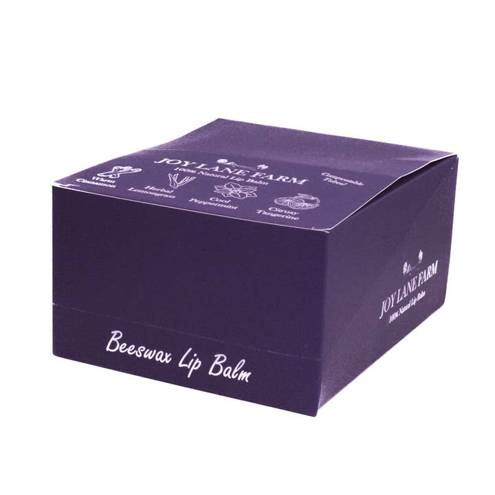 Joy Lane Farm – Engroshandel Læbepomade – Komposterbar bivoks læbebalsam POS-skærm1