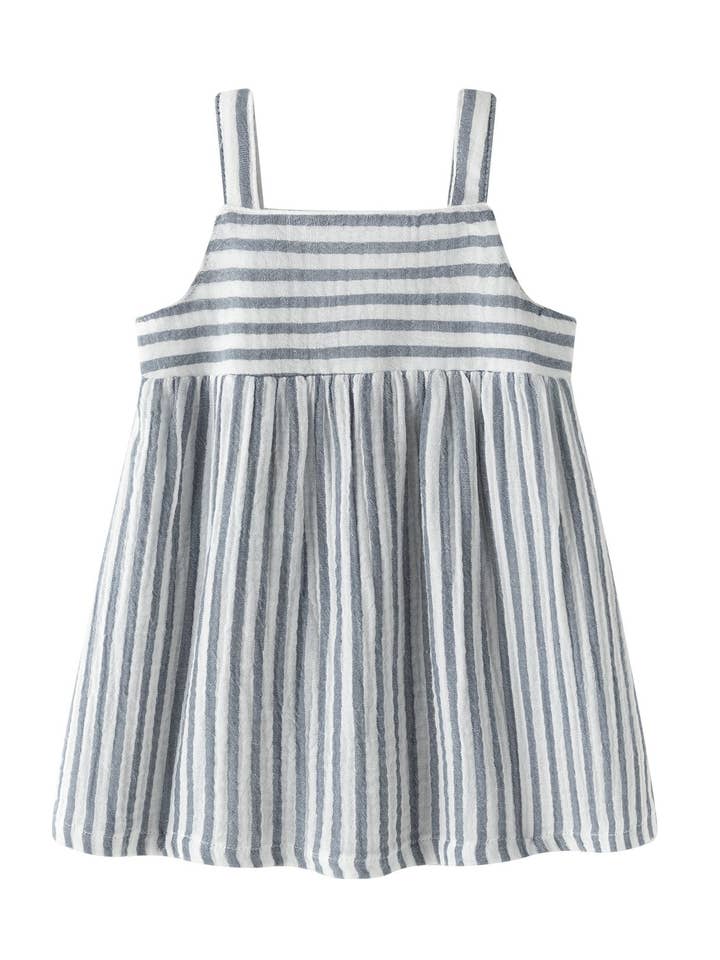 Stribet sømandskjole i bambula BGV96600 for engroshandel hos Newness Kids