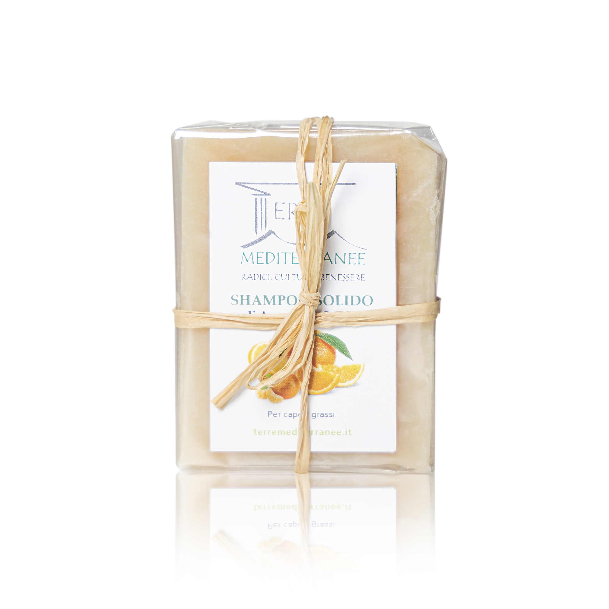 Terre Mediterranee - Wholesale Shampoo Puck/Solid Shampoo - Solid Shampoo For Oily Hair With Citrus Of Calabria 100 GR2