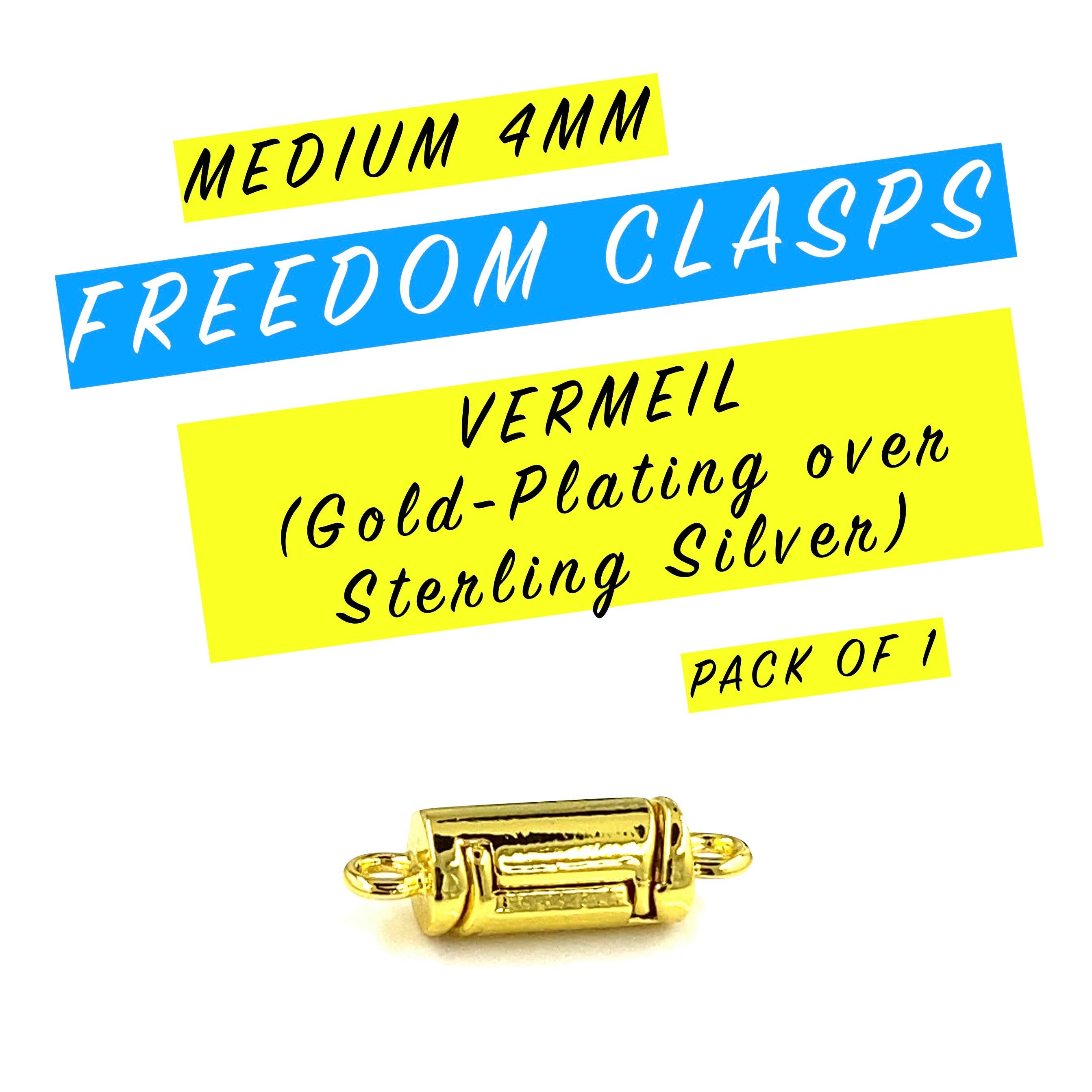Freedom Clasp - Wholesale Clasp - Freedom Clasps (Medium 4MM)10