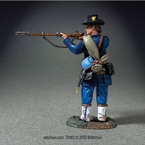 31383 - Brigade fédérale de fer debout, tirant avec des guêtres pour la vente par W.Britain Model Figures