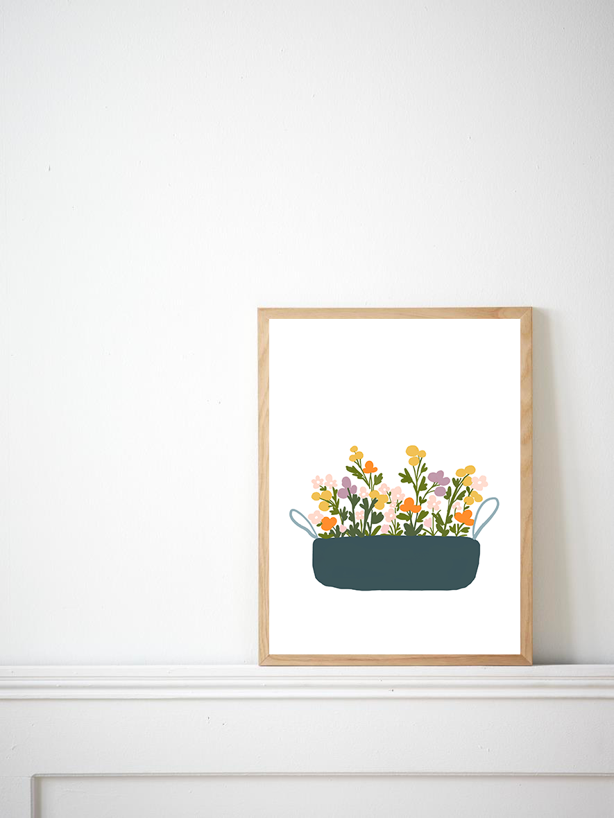 LE PAPIER GRAPHIQUE - Wholesale Everyday Greeting Card - The Gardener (planter)2