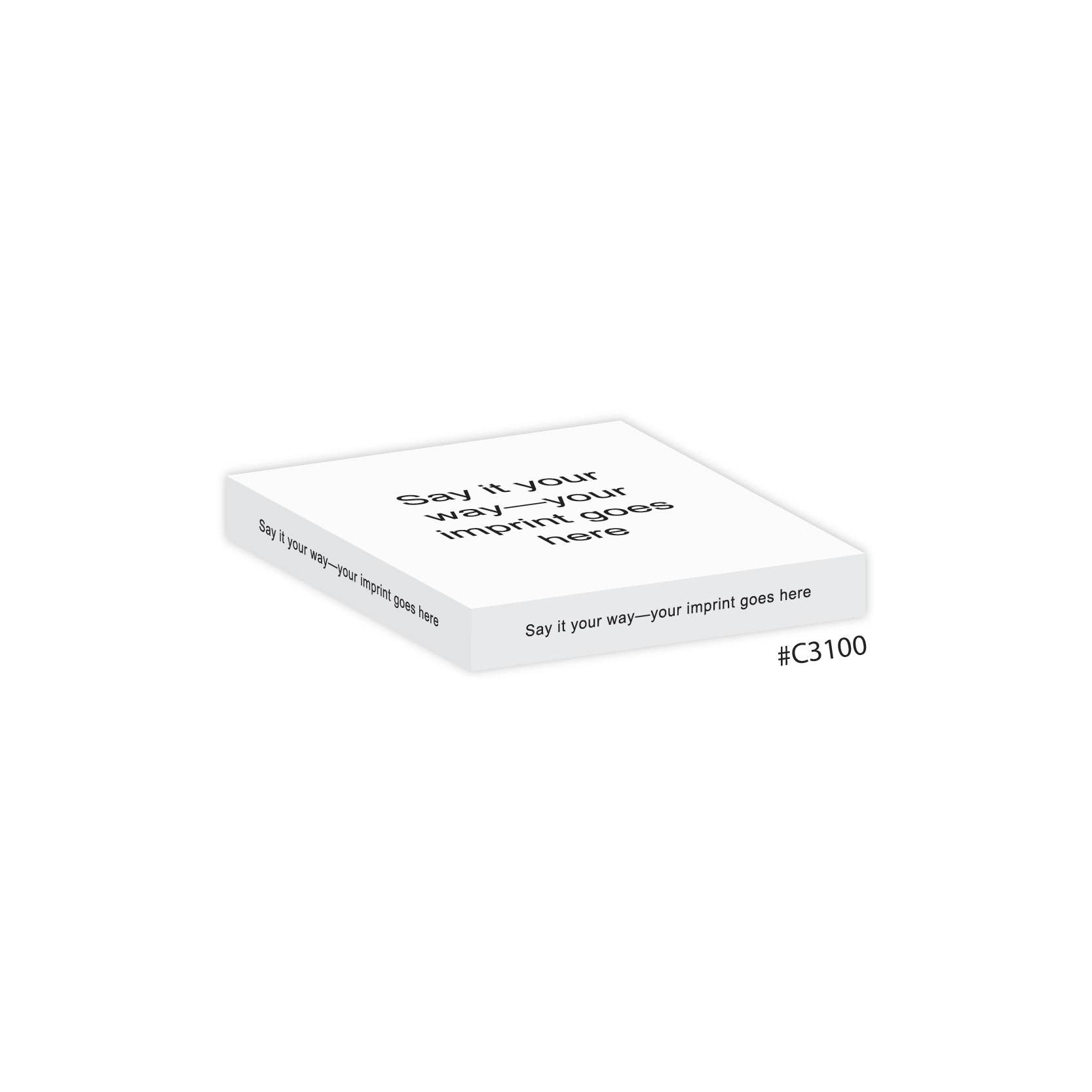 Post-it® Notes Design Series – Engroshandel Klistermærker – Design din egen Post-it® Note Cube (sider) – Tilpasset i fuld farve6