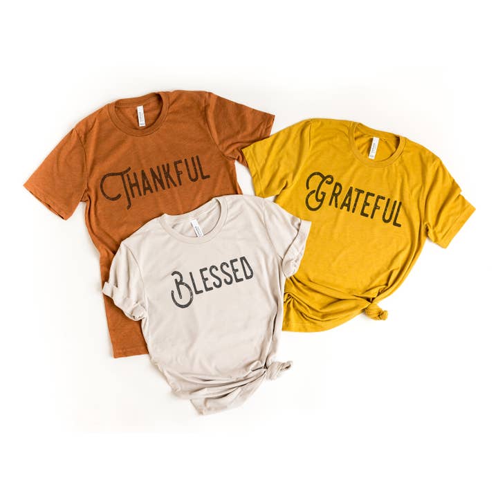 magliette grate o benedette vintage per la vendita all'ingrosso da parte di Amy Anne Apparel Inc