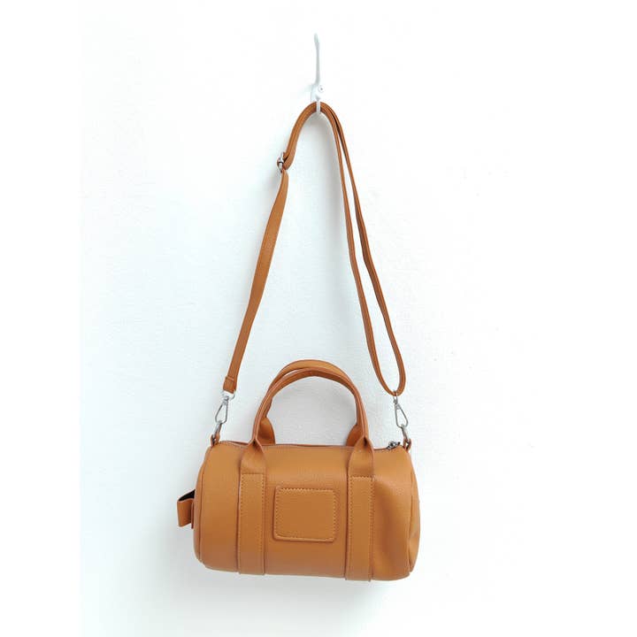 Superbia – wholesale Crossbody bag – Women's – Small Soft Duffle Bag with Long Strap Silver Hardware-665512