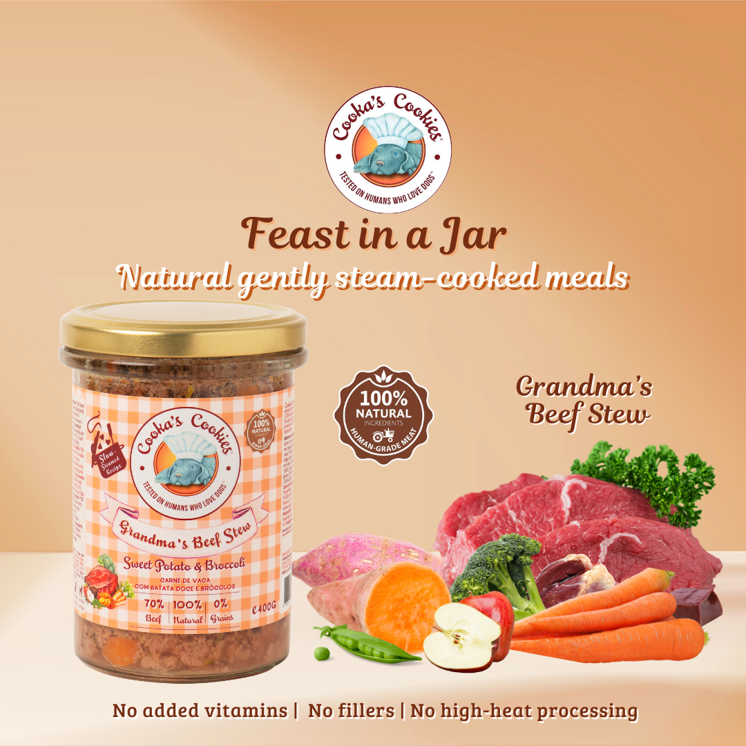 Cooka's Cookies - Wholesale Pet Food - Dog - Grandma's Beef Stew - Complete meal for dogs3