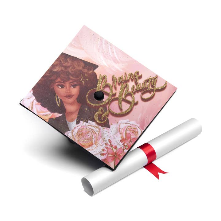 Decorazione per cappello di laurea con stampa artistica per la vendita all'ingrosso da parte di Once Upon A Time