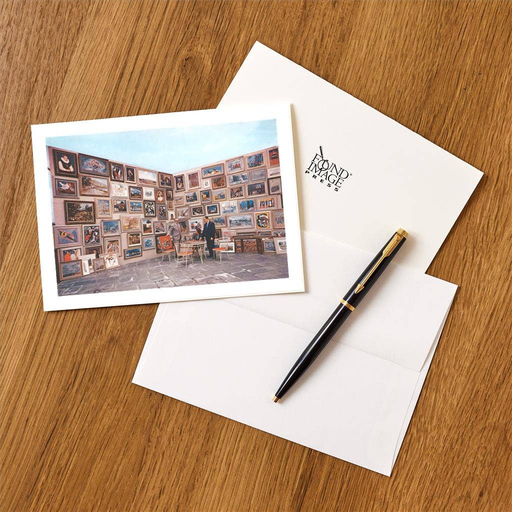 Found Image Press - Wholesale Briefpapier/indexkaartenset - Wenskaart AT-309 Kunstgalerij1