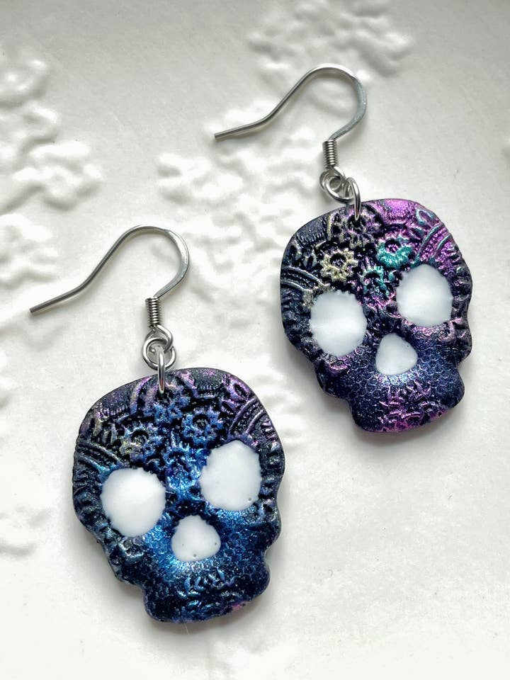 Rainbow Lace Skulls for wholesale by Emily C Designs