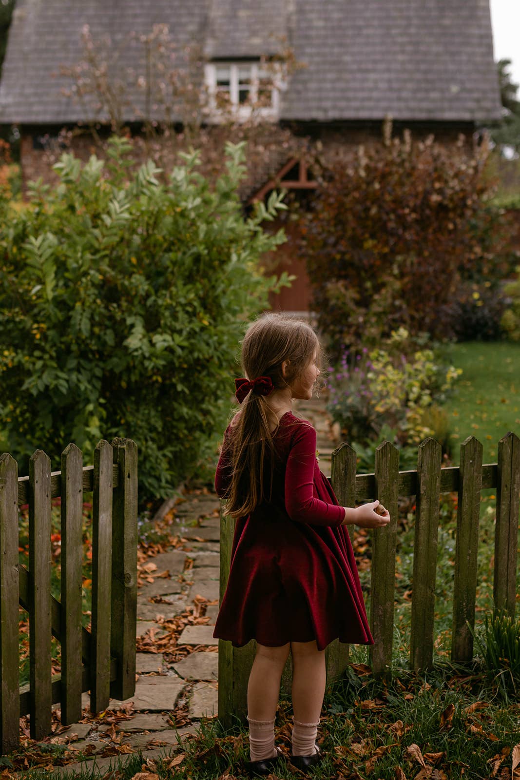 Floras – wholesale Dress – Kids – Twirl Dress - Mulberry15