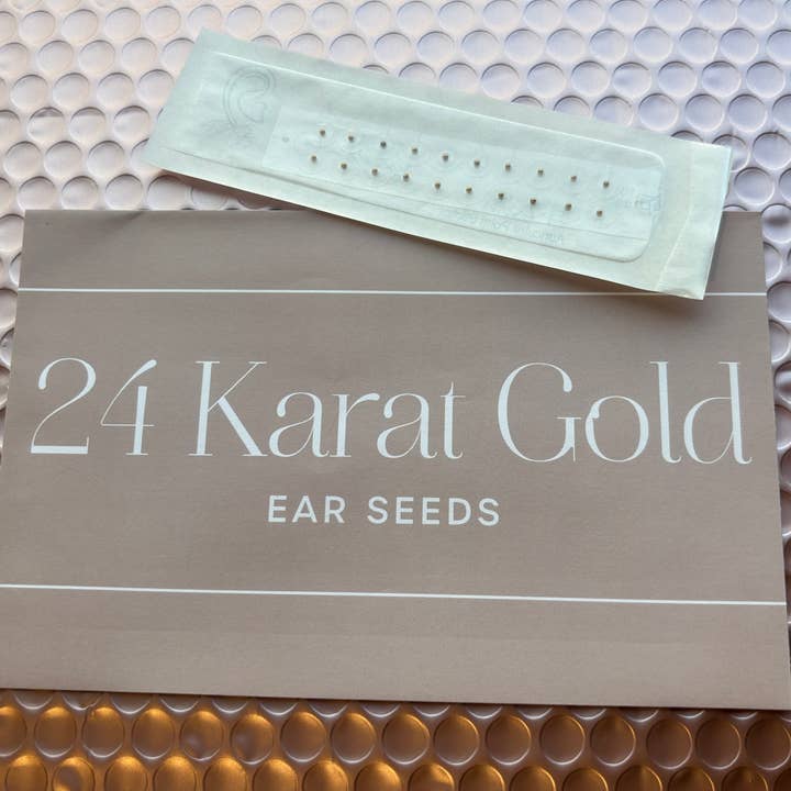 Izzi Essentials - Wholesale Acupuncture Supplies - 24 Karat Gold Acupressure Ear Seeds2