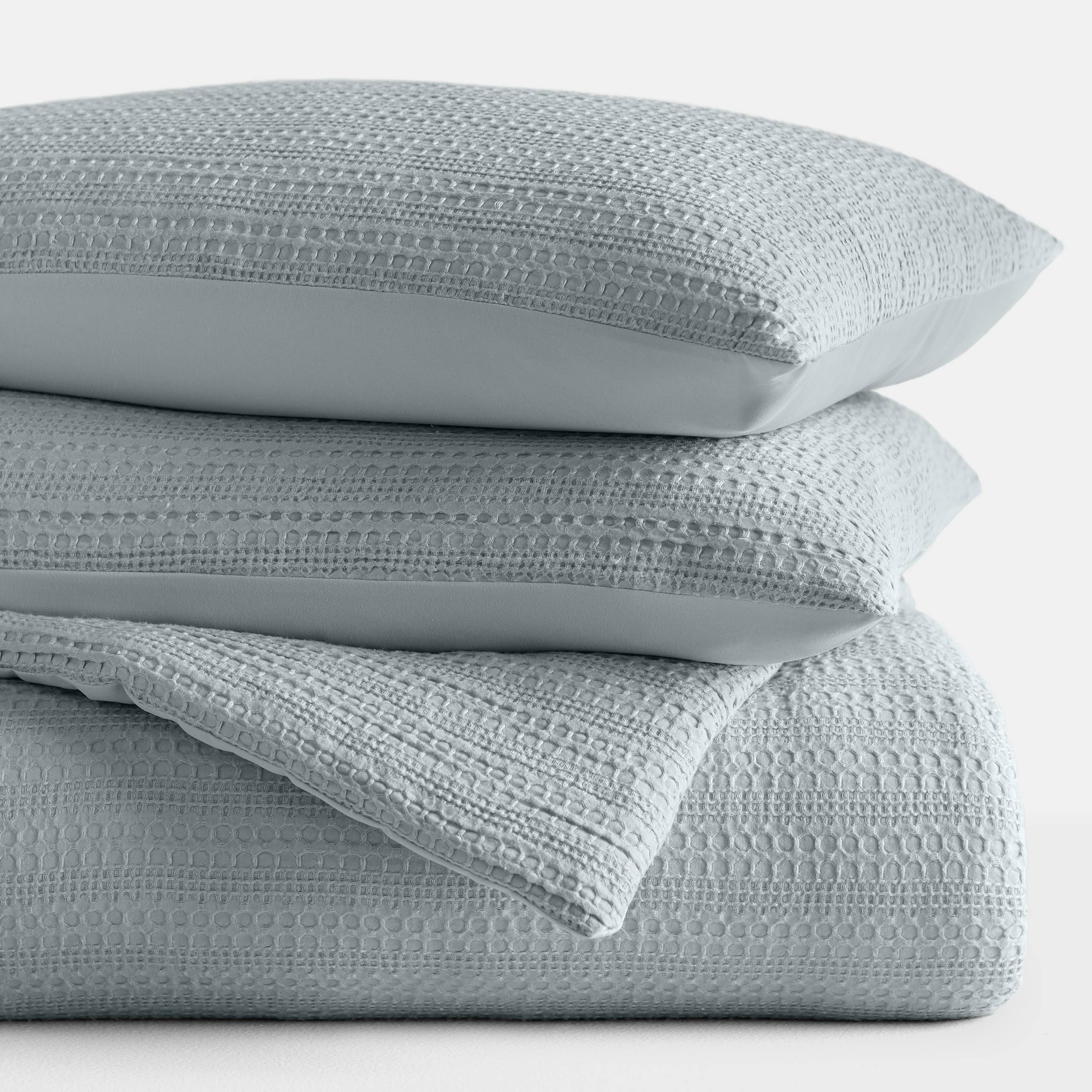 ienjoy Home - Wholesale Bedding Set - Waffle Textured 3 Piece Down Alternative Comforter Set14