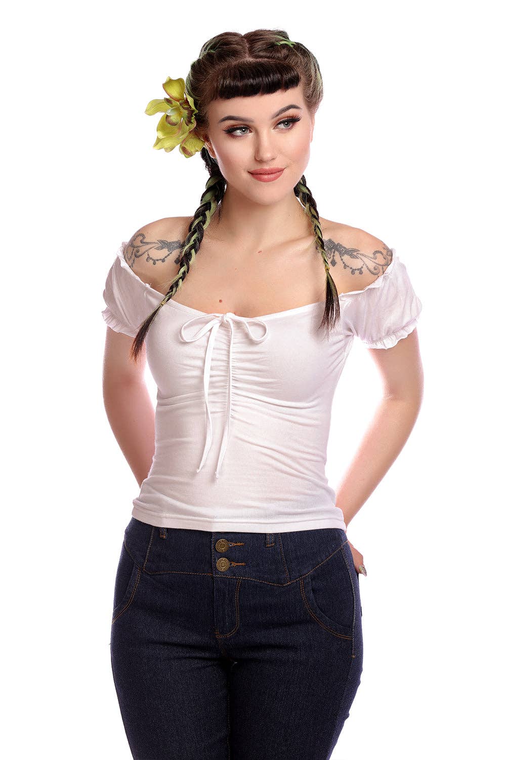 BIANCO Maglietta semplice Sasha in vendita all'ingrosso su Faire0