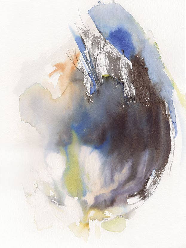 Aquarelle Qu'est-ce qui est réceptif pour la vente par Araceli García Illustration