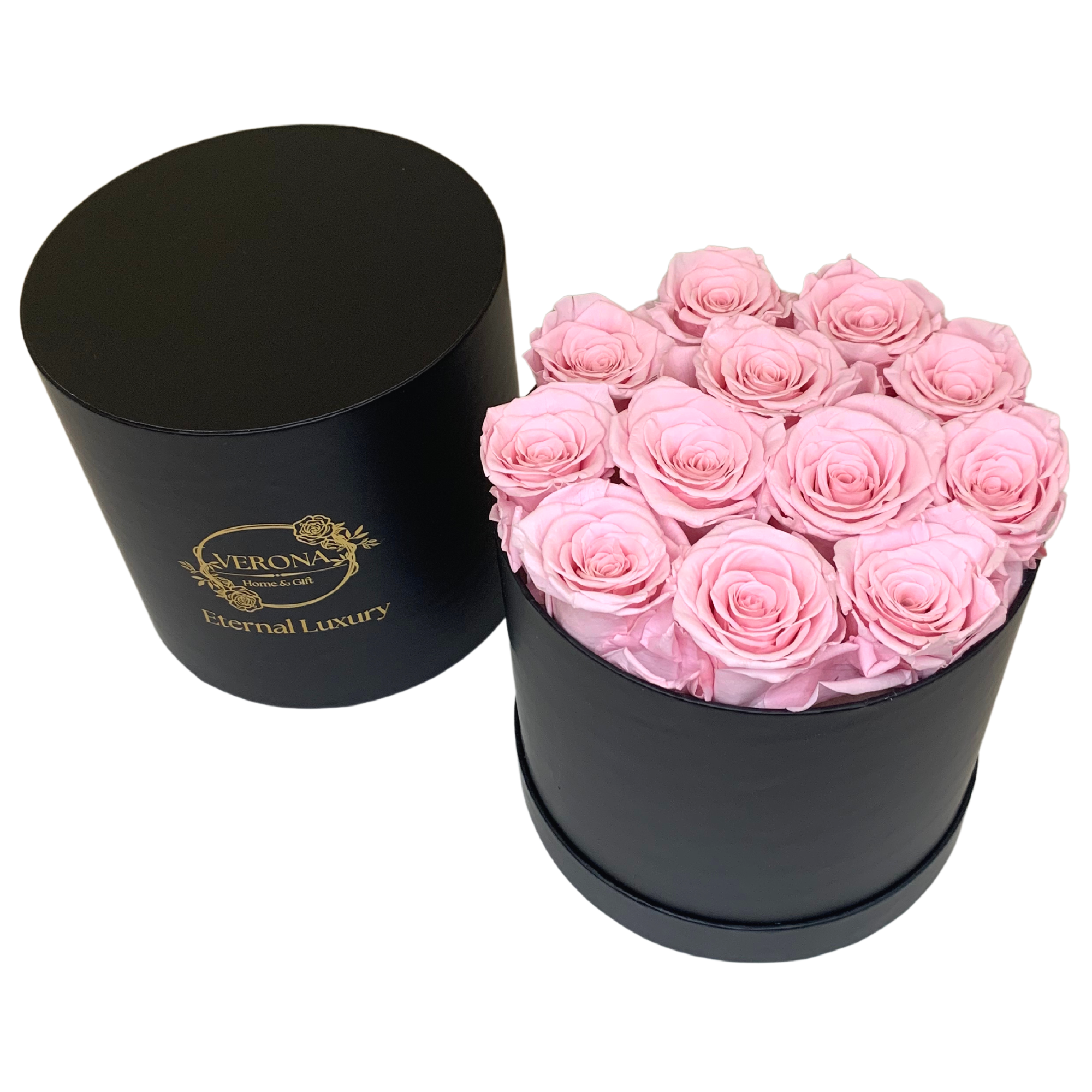 verona home and gift - Wholesale Dried/Pressed Flowers - 12 Real Preserved Roses that Last Forever In Round Box8