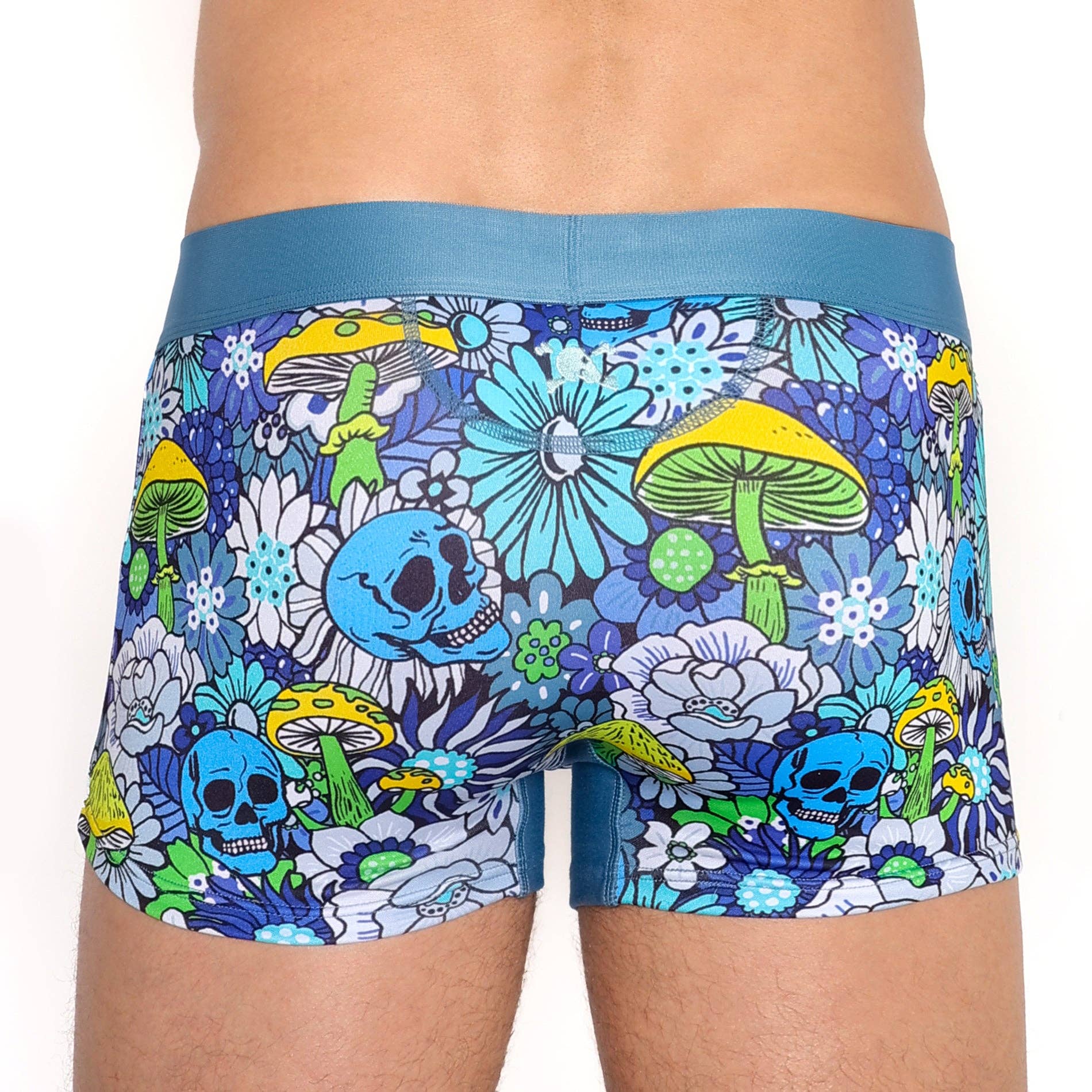 Skull & Bones – wholesale Swim shorts – Men′s – Groovy Floral Mushroom Trunk2
