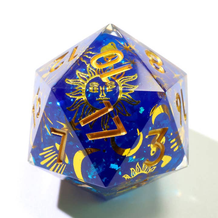 Celestial Body | 33mm D20 | Oversized Art Core Dice for wholesale by Tabletop Dominion Limited