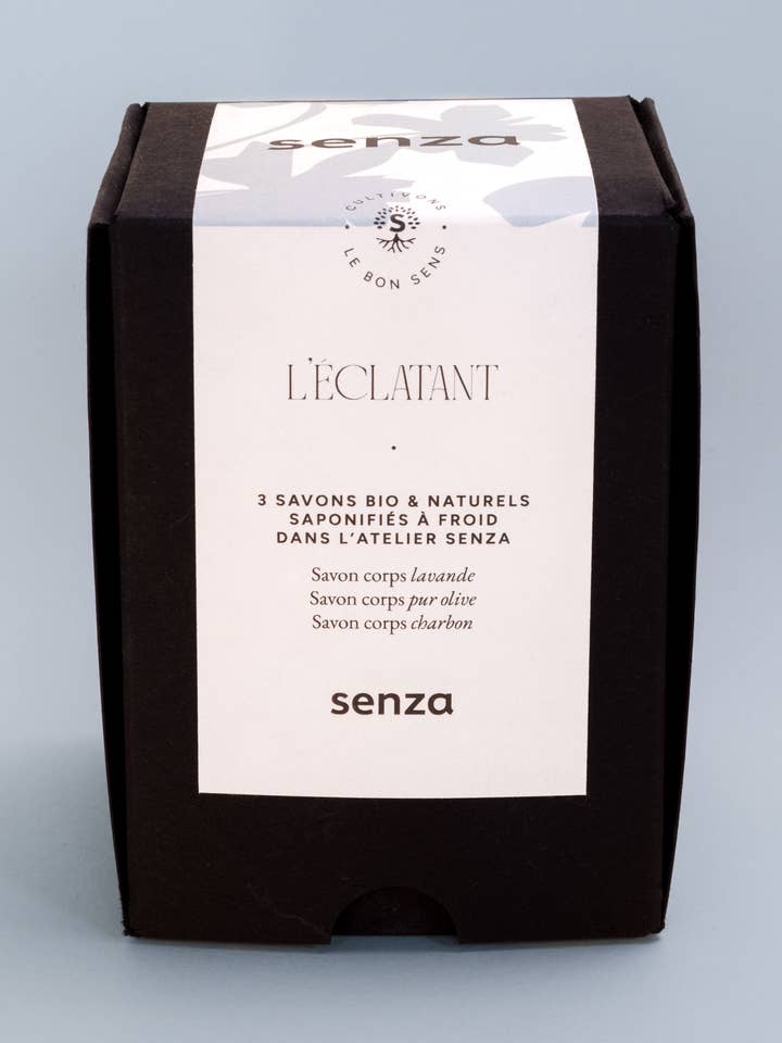 Radiant Set • 3 cold-processed organic soaps for wholesale by Senza