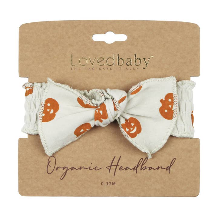 Jack-o-Lanterns | Diadema Orgánica con Nido de Abeja para venta al por mayor de L'ovedbaby
