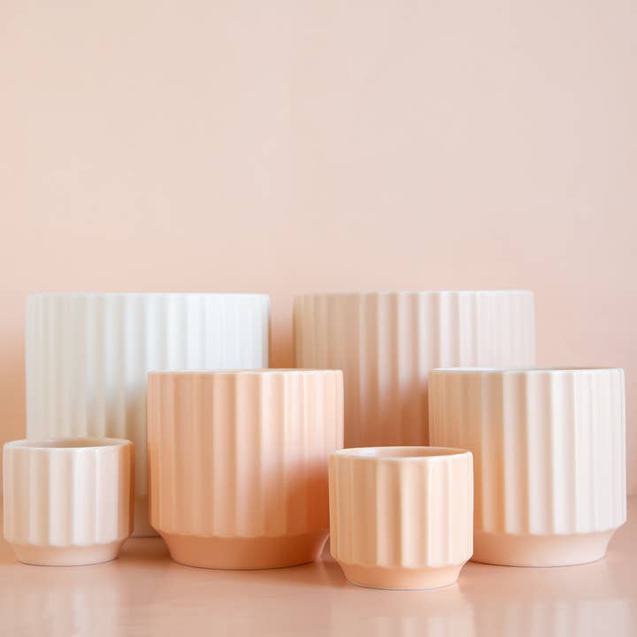 Jungle Club - Wholesale Plant Pot - Monroe Planter | Vintage White