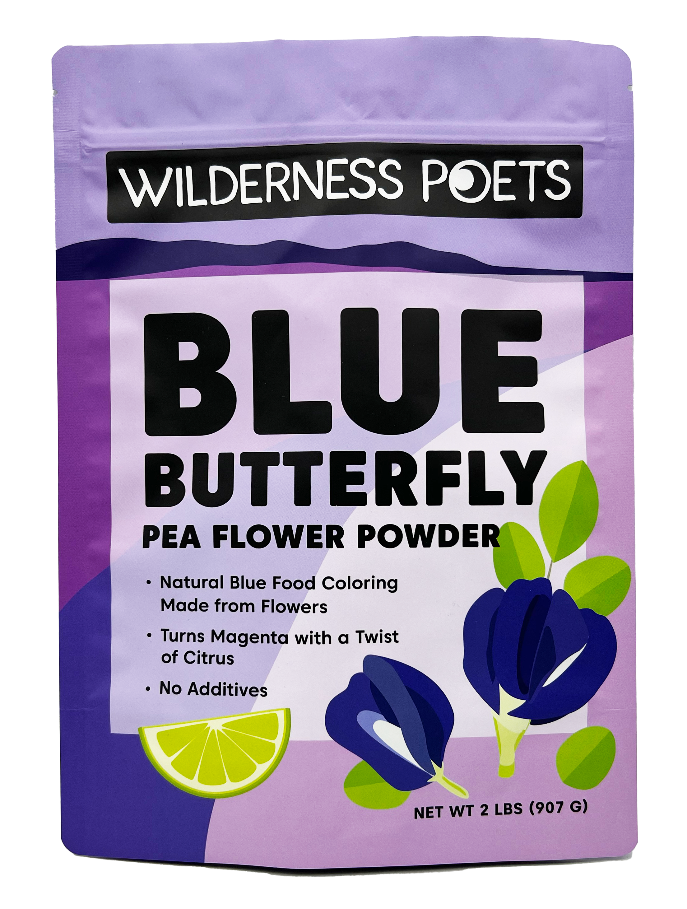 Wilderness Poets - Wholesale Protein/Superfood Powder - Blue Butterfly Pea Flower Powder (Blue Matcha)0